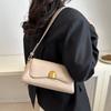 French Texture Locking Small Square Bag New Fashion Large Capacity Bag Shoulder Bag Trendy Underarm Bag Women's Bag