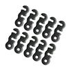 10 Pcs Rope Tensioners Guyline Cord Adjuster Non-slip Tent Fastener Tensioner for Camping Hiking Backpacking Picnics