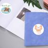 100-500pcs Cute Bear Thank You Sticker Children Sealing Labels Sticker for Gift Envelope Kid Gift Packaging Decorative Stickers