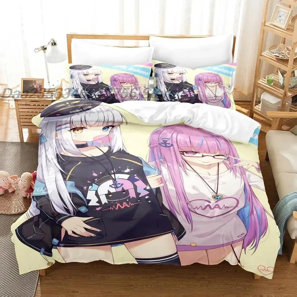 Minato Aqua Bedding Set Single Twin Full Queen King Size Bed Set Aldult Kid Bedroom Duvetcover Sets 3D Print Anime bed sheet set