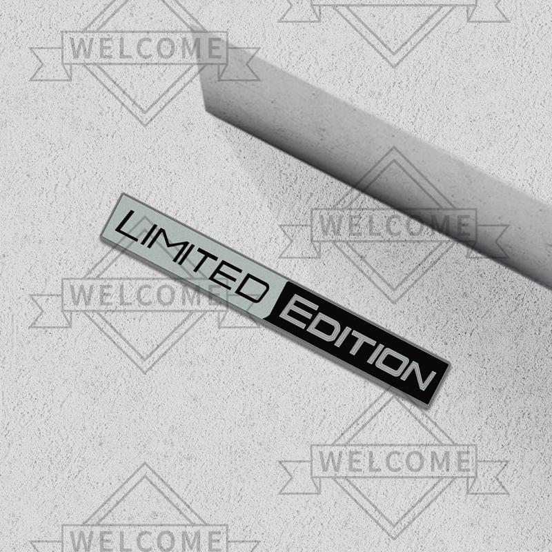 

3D Car Stickers Limited Edition Grille Emblem Auto Body Badge Trunk Decal For Toyota Fiat Honda Skoda Peugeot Nissan Accessories