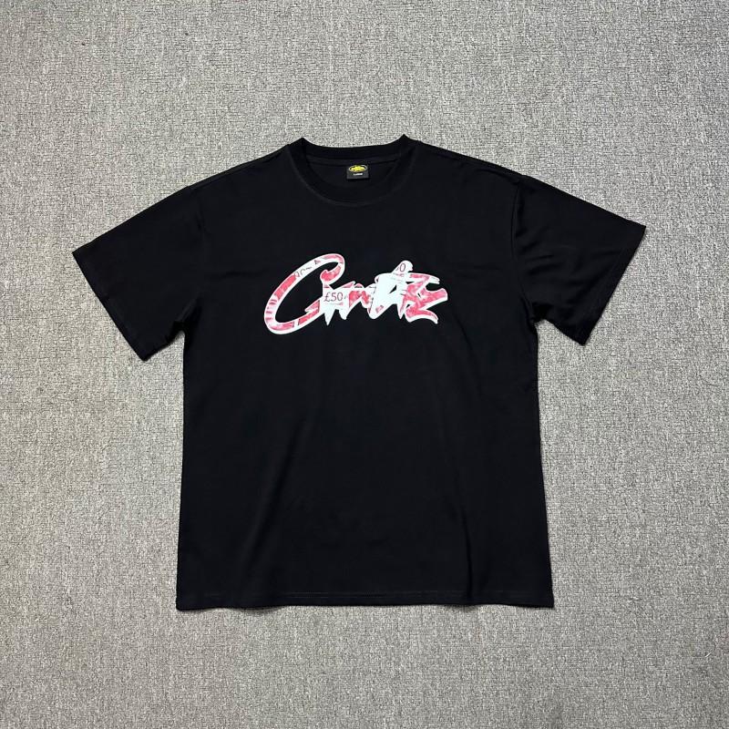 Unisex Übergroßes Baumwoll-Grafik-T-Shirt Lockerer Schnitt Rundhalsausschnitt Kurzarm T-Shirt Herren Damen Freizeit