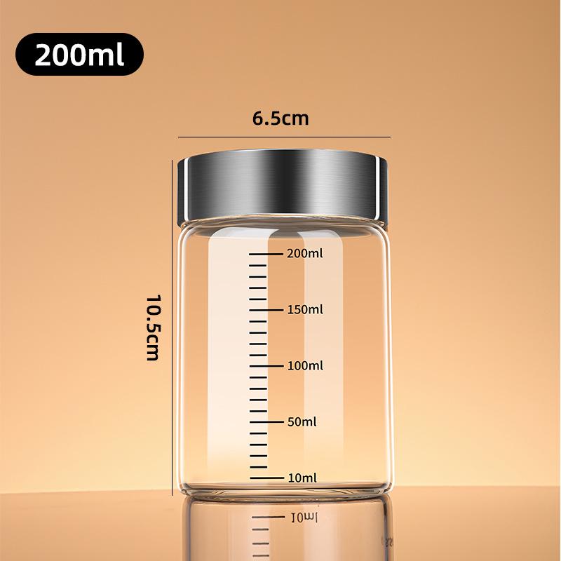 Transparent Borosilicate Glass Chinese Medicine and Juice Cup with Scale, Child-Friendly and Customizable Logo