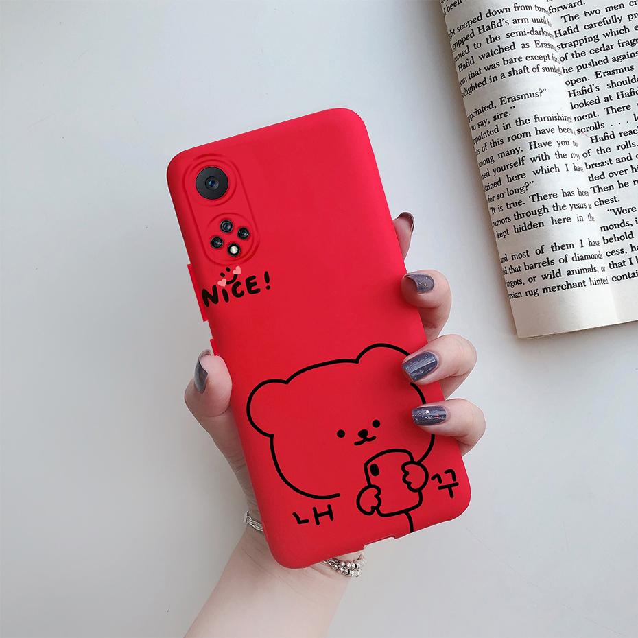 Honor 50 Case For Huawei Honor 50 Back Cover Soft Silicone Cute Cartoon Painted Phone Cases For Huawei Honor 50 Honor50 Bumper