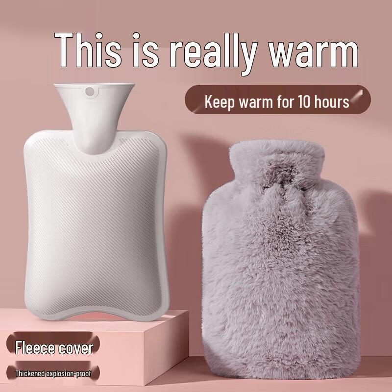 

SOTHING Imitation Rabbit Fur Hot Water Bottle