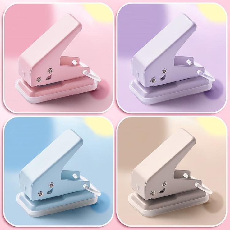 2 Pcs Handheld Hole Punch Single Hole Punch Paper Punch Small Punching Pliers 6mm Portable Hole Puncher for Cards Craft