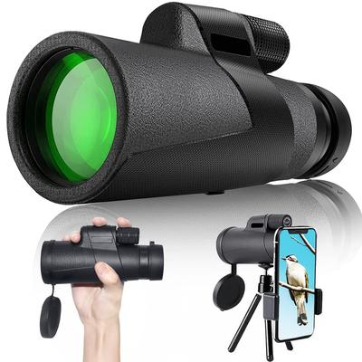 12x50 HD monokulární dalekohled lovecký ruční s stativem telefonní klip pro turistiku, prohlídky památek, koncerty, rybaření, plachtění