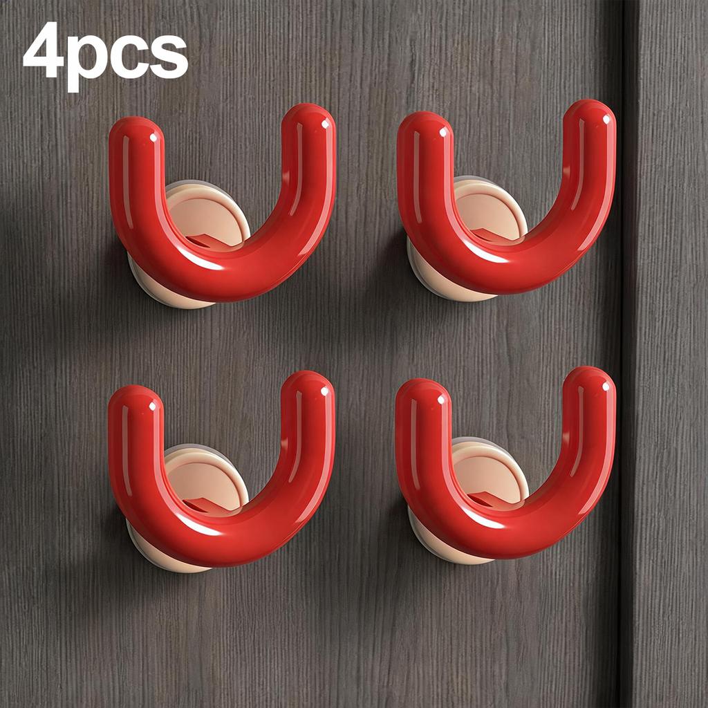 Bathroom Suction Cup Slipper Holder Space Saving U Slipper Storage Rack No Drill Multi-Purpose Organizer Multi Scene Storage