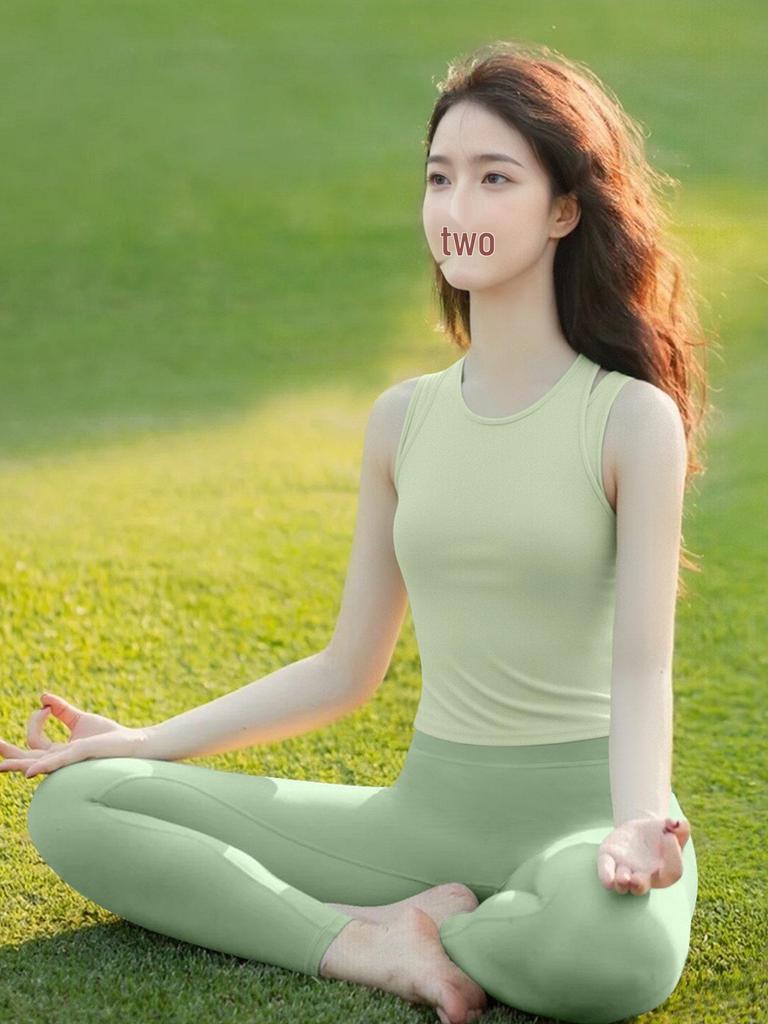 Yoga-Top mit integriertem BH - Stilvolle 2-in-1 Pilates-Weste für Damen