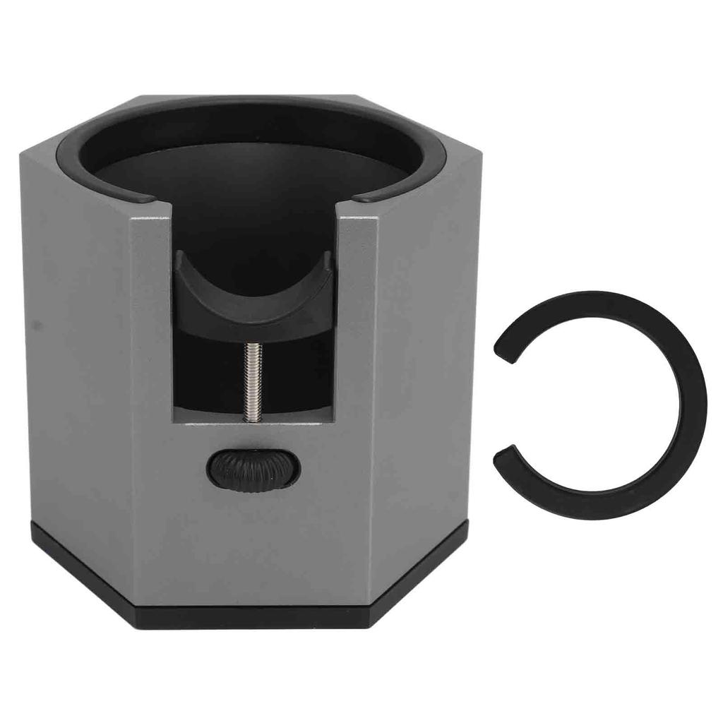 Coffee Portafilter Holder Aluminum Alloy Coffee Portafilter Stand with Removable Bracket Cover