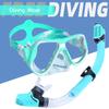 Baoyuan Adult Silicone Diving Mask & Full Dry Snorkel Set