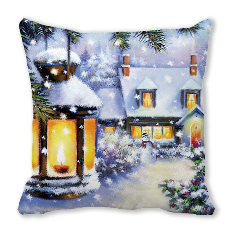 New Year Gift Home Christmas Decoration Santa Claus Christmas Pillow Case Merry Christmas Gift