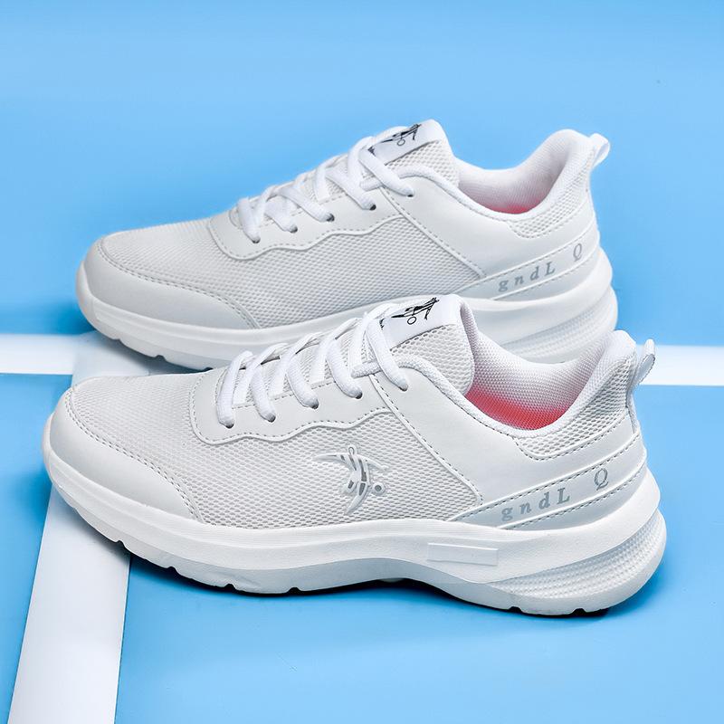 Girls' running shoes Girls' high school students' military training sneakers Women's junior high school students' lightweight shock-absorbing soft-so
