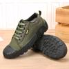 Low Cut Green Worker Canvas Shoes Size 38-45 Men Women Farmer Training Liberation Shoes Outdoor Labor Rubber Sole Sneakers