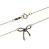 TIFFANY&Co. ribbon Necklace K18 yellow gold 2.69g Women Used