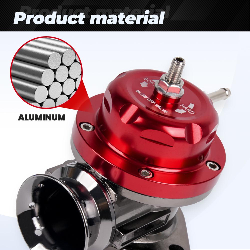 Bartoo-Alüminyum Tip-RS Turbo Blow Off Valfi Evrensel 2.5" 63mm BOV Flanş Boru Kiti ile BOV129