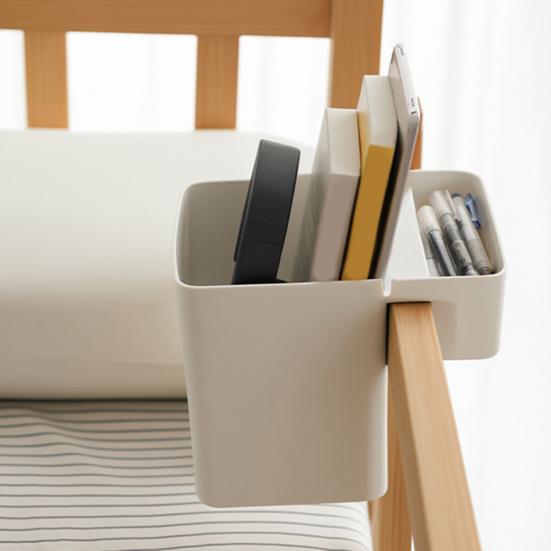 Bedside Hanging Basket Bedroom Dormitory Study Organizer Lidless Design Easy Access Snacks Sundries Storage Bin Bedside Caddy Organizer