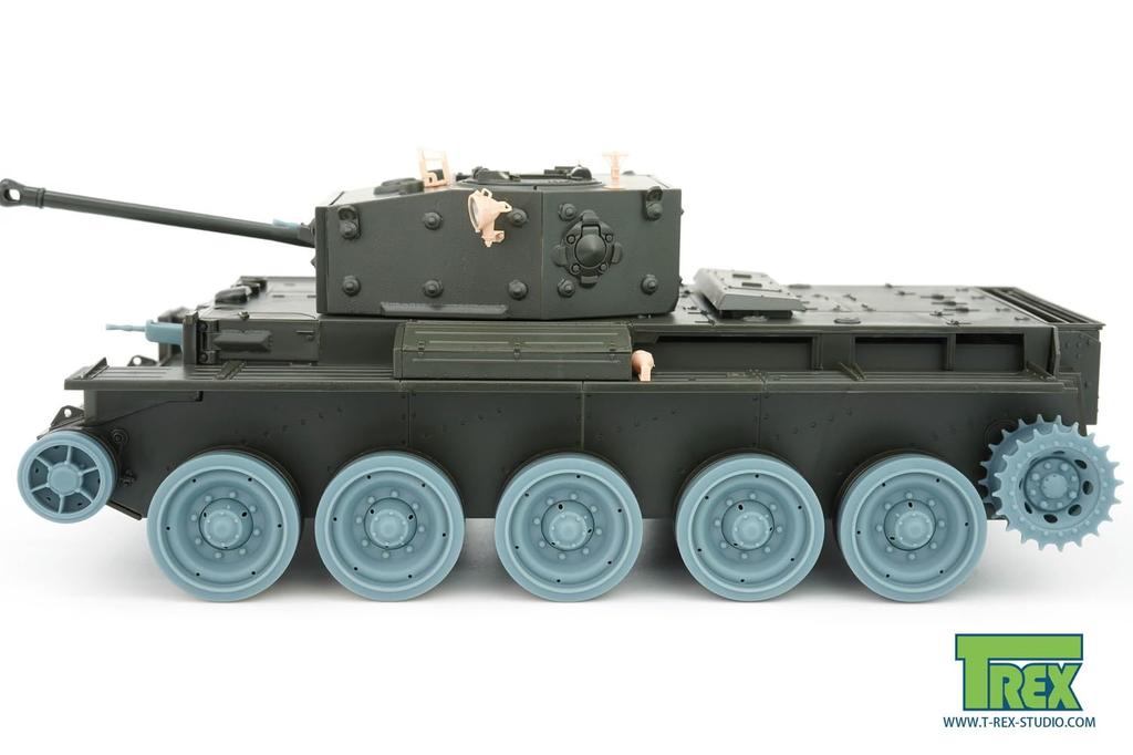 T-Rex Studio 1/35 British Cromwell Cruiser Tank Wheel Set Type 2 (for Tamiya) Plastic Model Parts TR35131