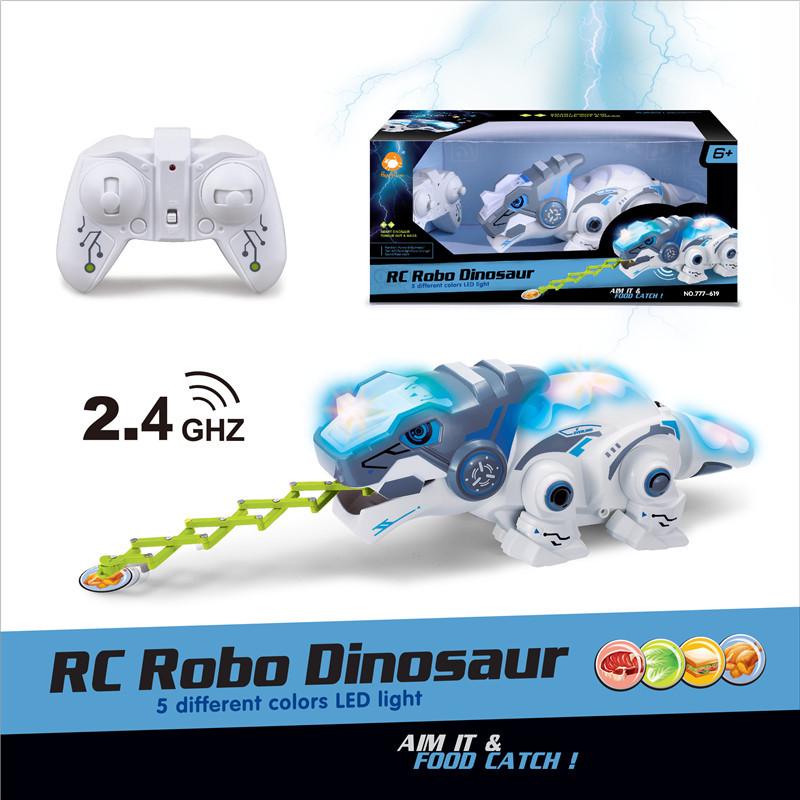 2.4G Remote Control Color-Changing Dinosaur Toy for Kids - Creative Electric Smart Pet & Birthday Gift