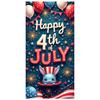 Decorative Design Happy 4th of July Celebration Banner for Holiday Party Indoor Decoration Patriotic Event