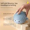 Wall-Mounted Wall Cat Self-Groomer Globefish Shape Cat Massage Brush  Living Room