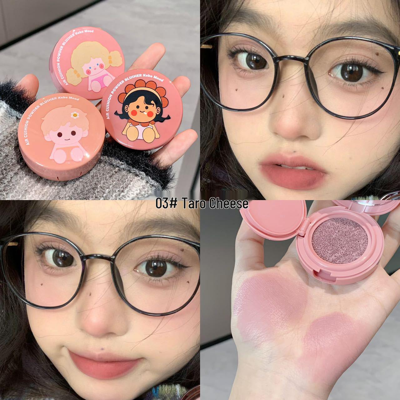 

KeKeMood Bubble Angel Cushion Blush: Natural Color, Long-Lasting Adherence, Whitening Effect, Celebrity-Endorsed, for a Natural Look.