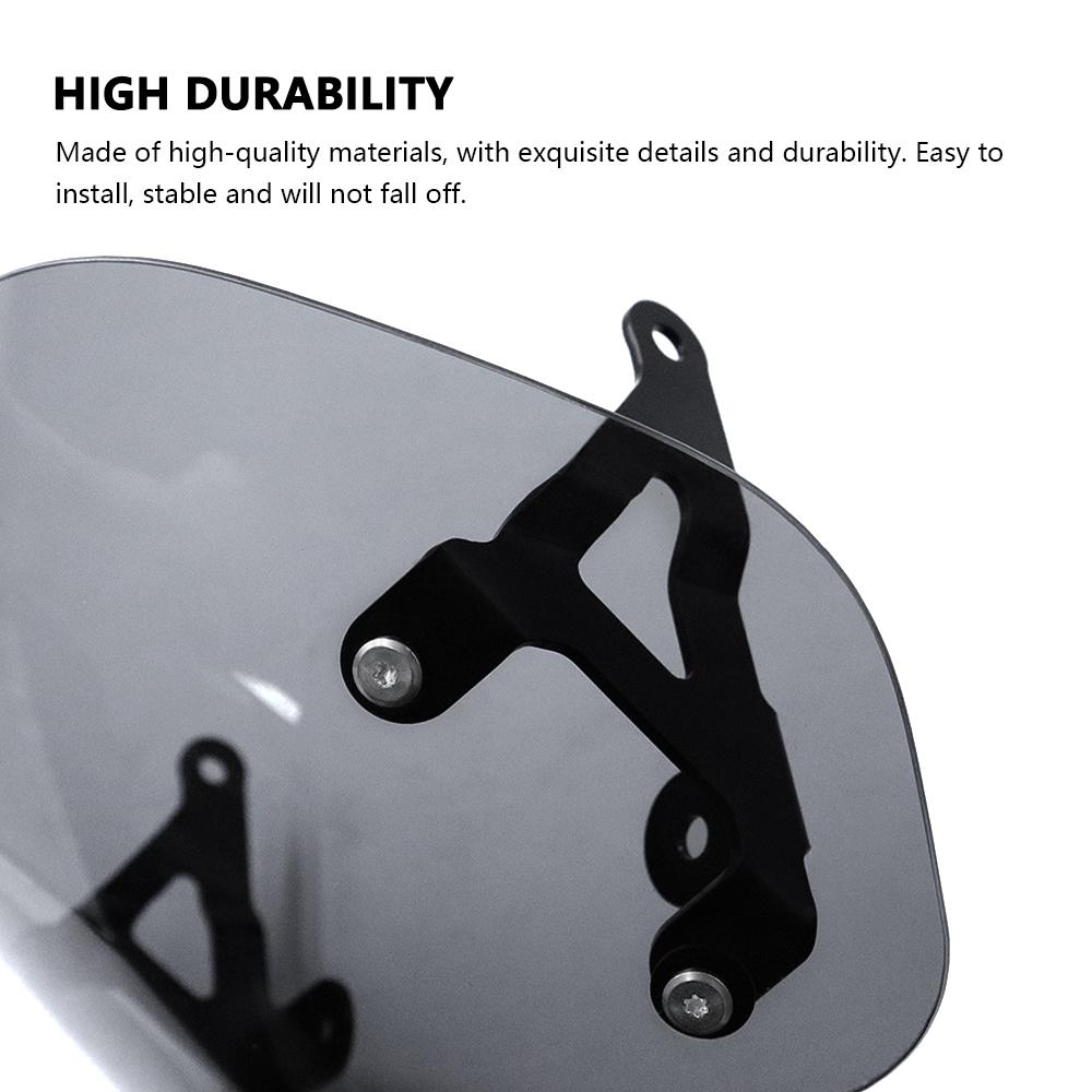 For gsx8t 2025 GSX-8T 2025 GSX 8T 2026 Motorcycle Windshield Windscreen Wind Deflector Round Headlight