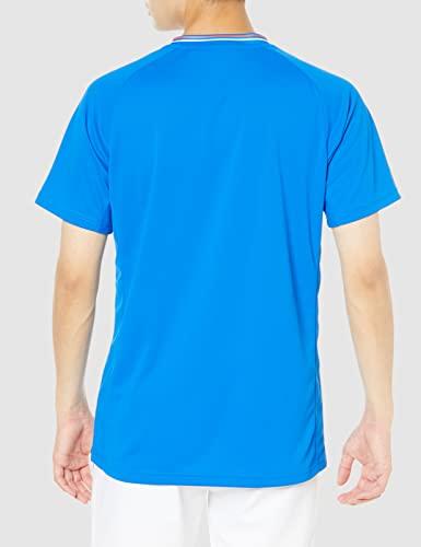 Tennis Game Shirt, Moisture-Wicking, Quick-Drying, Dynamotion Fit, Badminton, Unisex, Peace Blue, Size M, 62JA2501