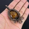 Tree Of Life Baltic Amber Pendant, 999 Copper Wire Wrapped Gemstone Jewelry, Handmade Pendant For Mother Day