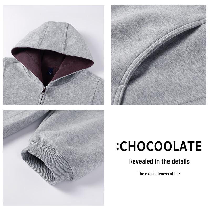 :CHOCOOLATEit Men's Casual Loose Fit Hooded Sweatshirt