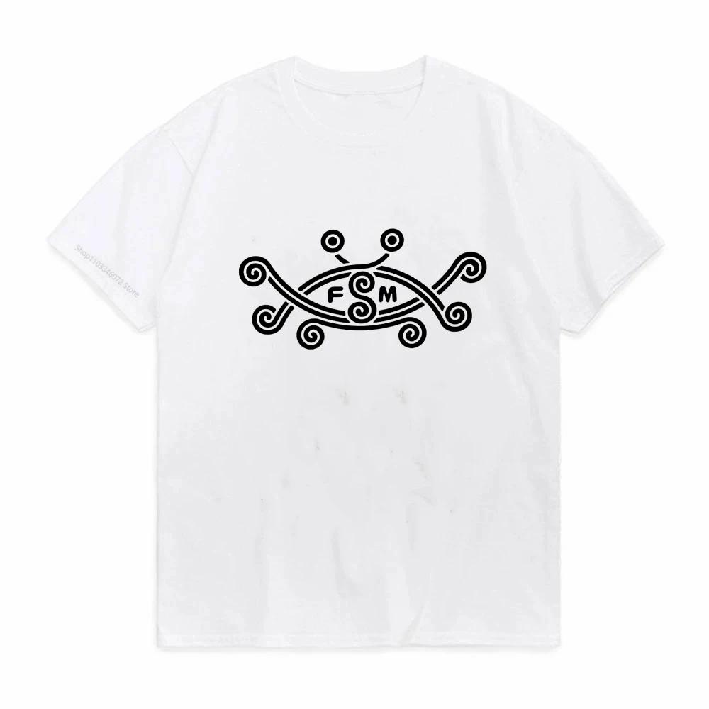 Fsm Vintage Flying Spaghetti Monsterism Believing Tshirt Cotton Unisex T Shirt New Tee Tshirt Summer Unisexs Tops