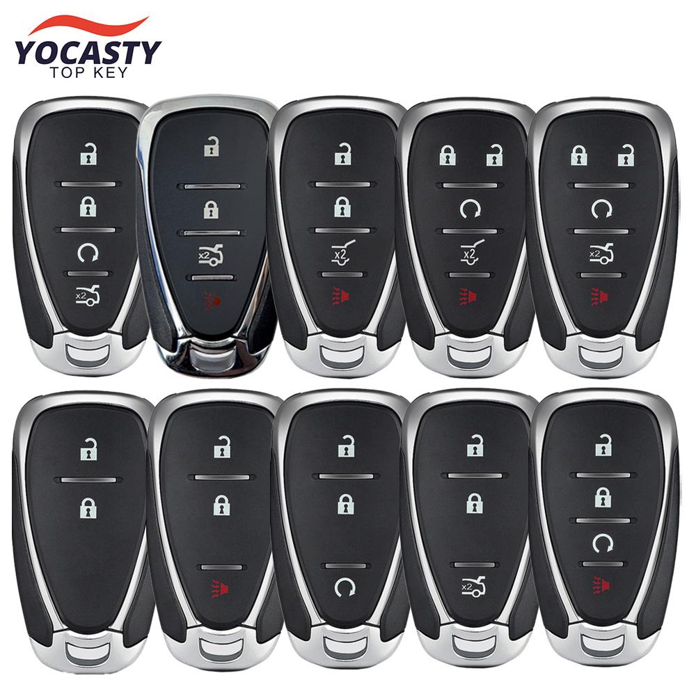 Yocasty Ersatz für Chevrolet Chevy Spark Cruze Malibu Camaro Equinox Traverse Sonic Volt Bolt Trax Fernbedienung Smart Key Hülle