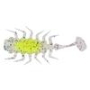 Float Fishing Soft Lure with  Sequins Small Paddle T Tail Bait PVC TPR Artificial Floating T Tail Bait for Bass Fishing