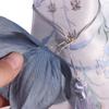 Orchid Flower Tassel Knot Wrist Bag Temperament Small Item Pouch  Cosmetic Bag