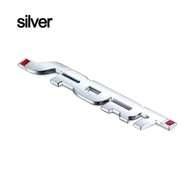 3D Chrome Black Motorcycle Trunk Auto Sport Styling Emblem Badge Decal Racing Letter Logo Metal Car Sticker