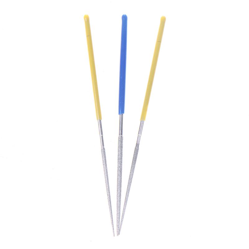 For Grinding Metal Jewely Stone Wood Dia.2mm Small Round Needle Files Customizable Alloy Hand Tools