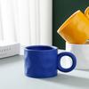 400 ml Keramik-Kaffeetasse, Frühstücks-Milch-Haferflocken-Tasse mit rundem Griff, Trinkbecher für zu Hause, mikrowellen- und spülmaschinenfest