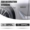Car Accessories Metal Logo Car Body Side Window Badge Sticker For Astra G H J Mokka Zafira Vectra OPC Insignia Vivaro Corsa