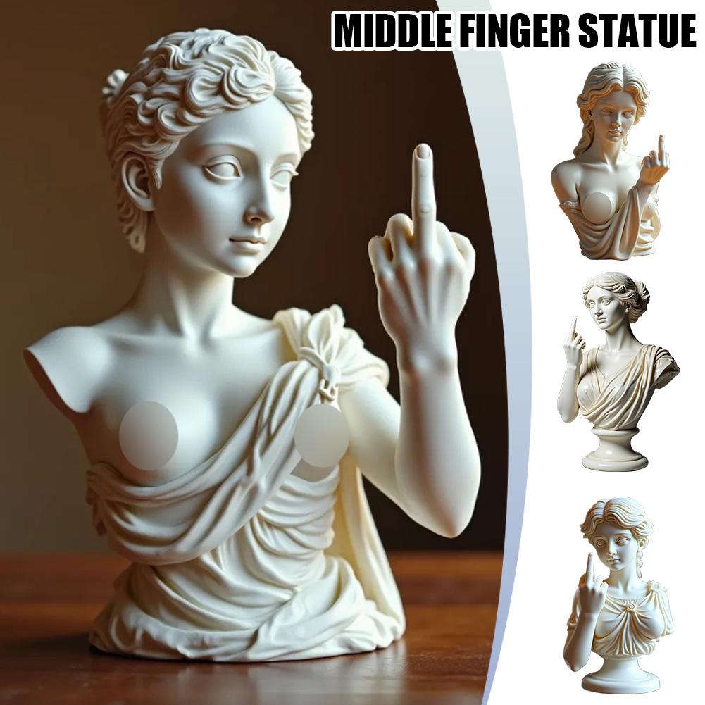Statue Of Vienna Goddess Funny Goddess Statue 3D Resin Craft Symbol Ornaments Home Cultural Dec F2R4