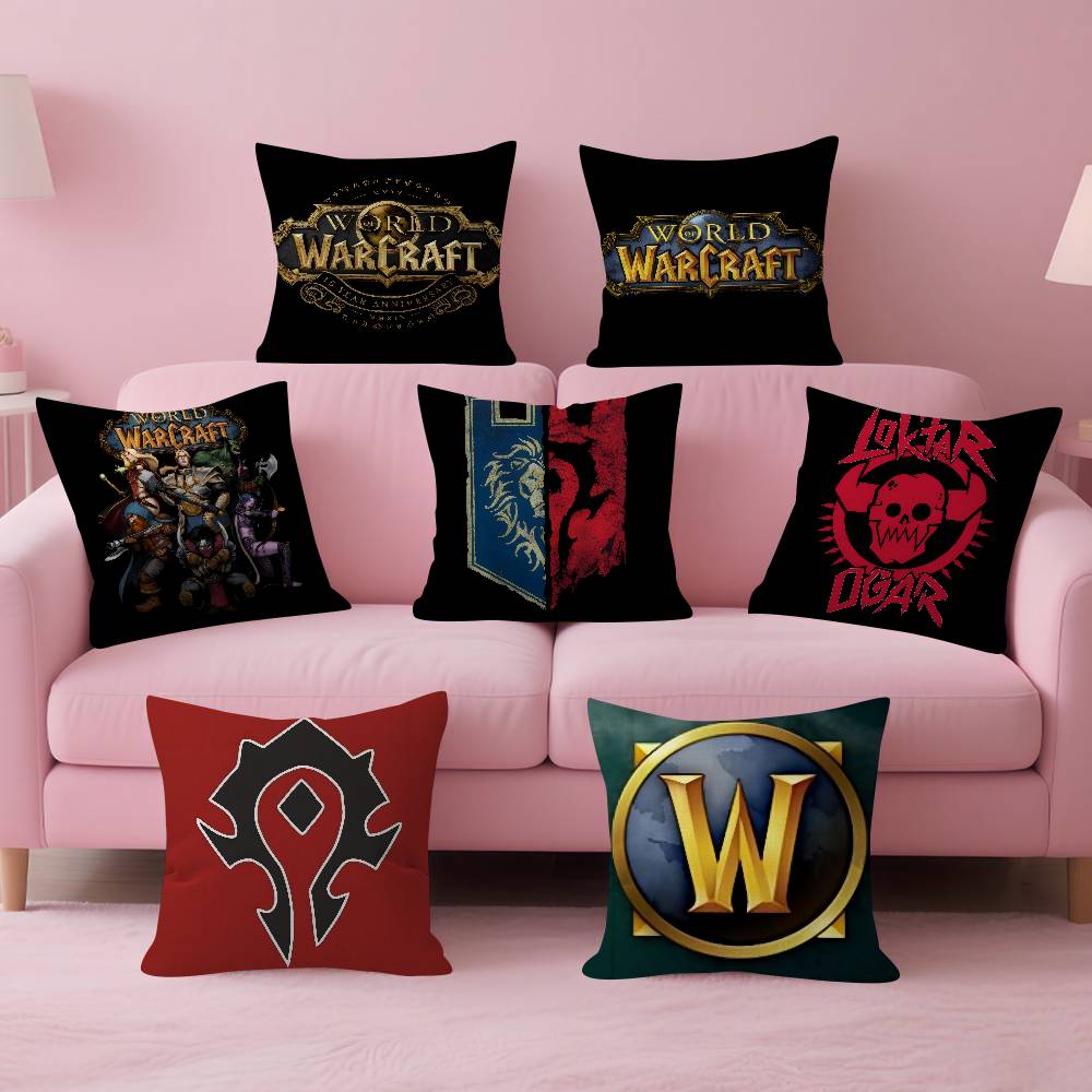 Pillow Anime Pillow Sofa Bed Head Pillow Cover Cushion Cover Fashion World of Warcraft Hot Video Game