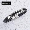 Men’s Luxury Stainless Steel & Microfiber Braided Bracelet