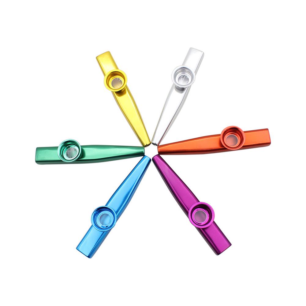 Metal Kazoo: Portable & Easy-to-Learn Companion for Guitar and Ukulele Enthusiasts.
