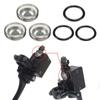 1Pc Motorcycle Master Brake Cylinder Reservoir Sight Glass Motorcycle Dirt Bike Gasket 14mm 12mm 10mm Universal Accessories