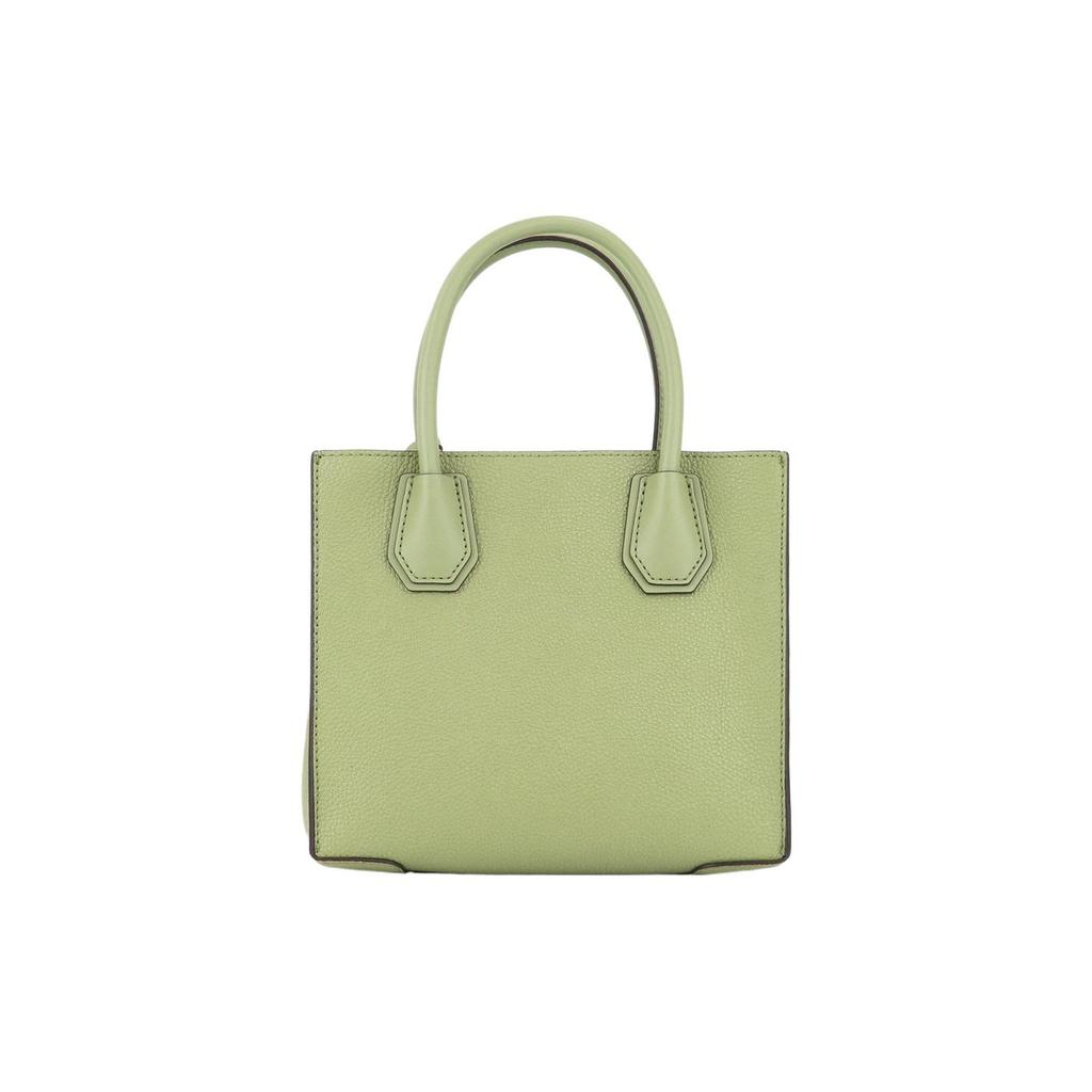 New MICHAEL KORS Mercer Litchi Grain Cow Leather Trunk Bag, Handbag, Shoulder Bag, Crossbody Bag Medium Women's Light Green 35S1GM9M2L-LIGHT-SAGE