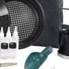 Vasca da lavaggio oro da 12 pollici in lega di alluminio, canaletta portatile per prospezione, set con setaccio e borsa con coulisse