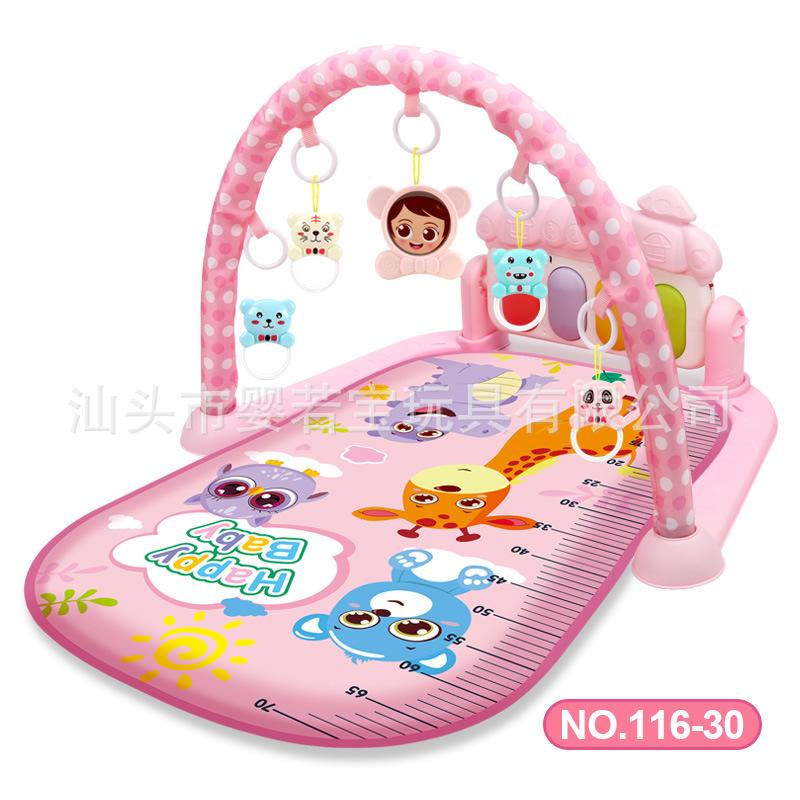 Fitness Stand Baby Music Pedal Piano Game Mat Baby Foot Piano 36 Month Old Newborn Toy
