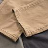May Kaji Elastic Casual Pants Men's Retro Heavy Loose Straight Solid Color Versatile Tooling Trousers Tide