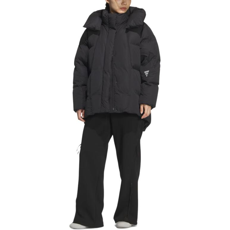 Adidas FOS FW25 Future Style Down Jacket Warm Sports Casual 600 Fill Duck Down Hooded Coat Women Jacket KC5802