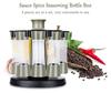 8pcs Rotary Spice Jar Seasoning Box Sauce Spice Salt Pepper Cumin Powder Box Tool Shakers Bottles Kitchen Tools Storage Boxes
