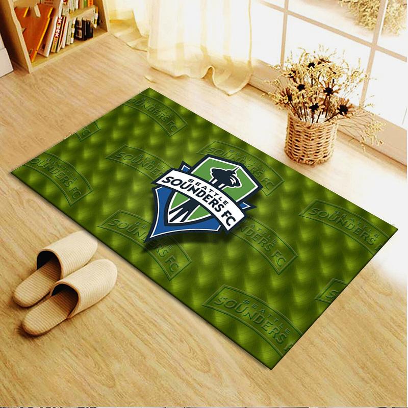 Seattle Sounders FC Carpet Rug for Living Room Bedroom Home Sofa Decoration,Kids play Non-slip Floor Mat